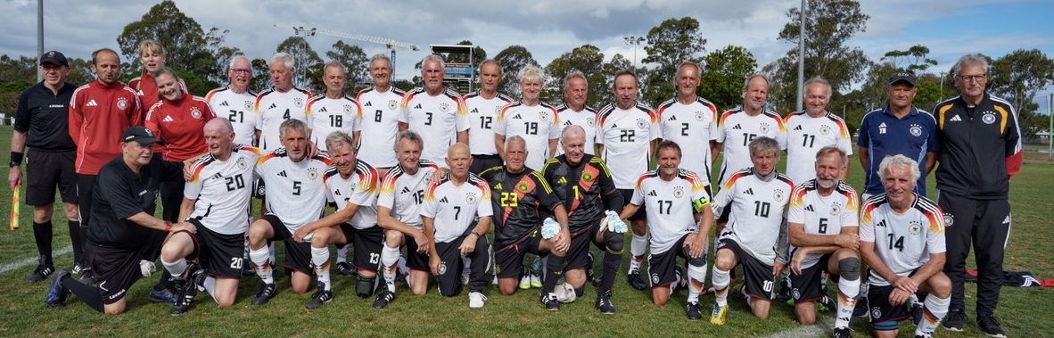 Mannschaftsfoto Team Germany 70+ bei der WM in Brisbane